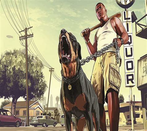 Franklin riding chop loading screen - Maaan I see people being like "Tanisha's a gold digging bitch for leaving Franklin!" or whatever, but y'all forgetting Franklin is a cold blooded murderer lmao. Same goes for every GTA Protag, remember, these people are psychos and shit.
